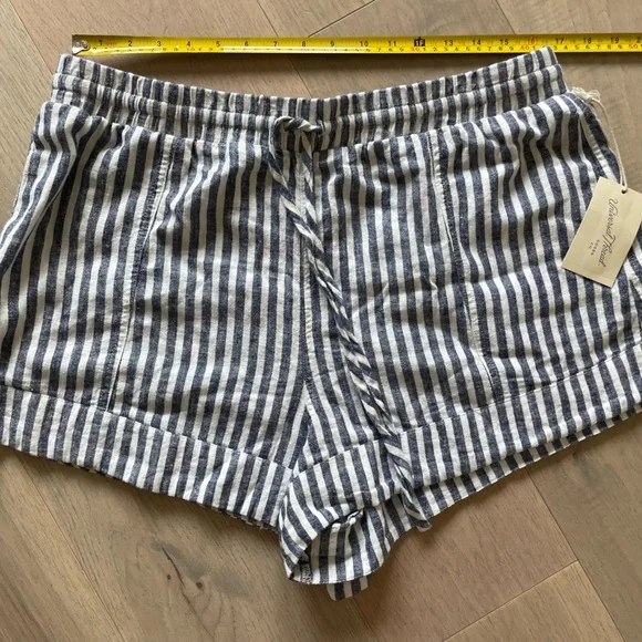 2pc Linen Set Relaxed Fit Button Down + Shorts L/XL - Picture 10 of 11